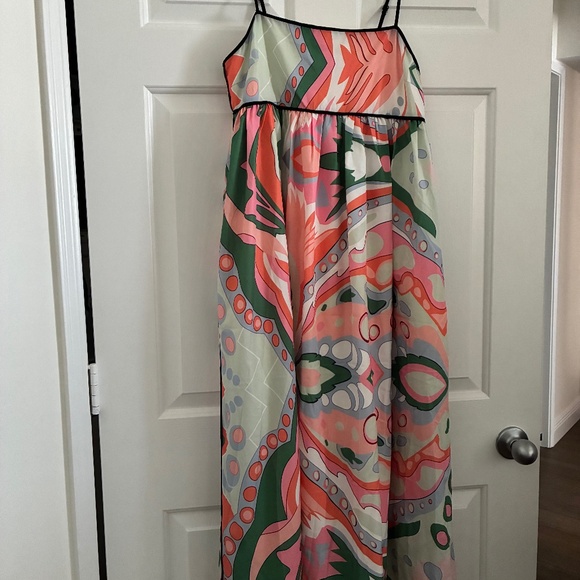 Vibrant Emilio Pucci inspired print midi dress from  English Factory M - Picture 4 of 13